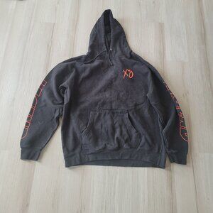 Oversized black hoodie from the weeknd starboy tour